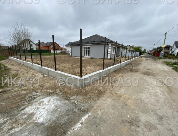 Фундамент под забор