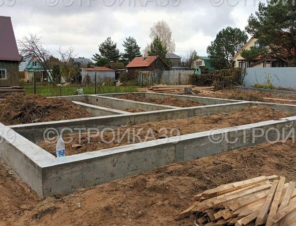 Фундамент под забор